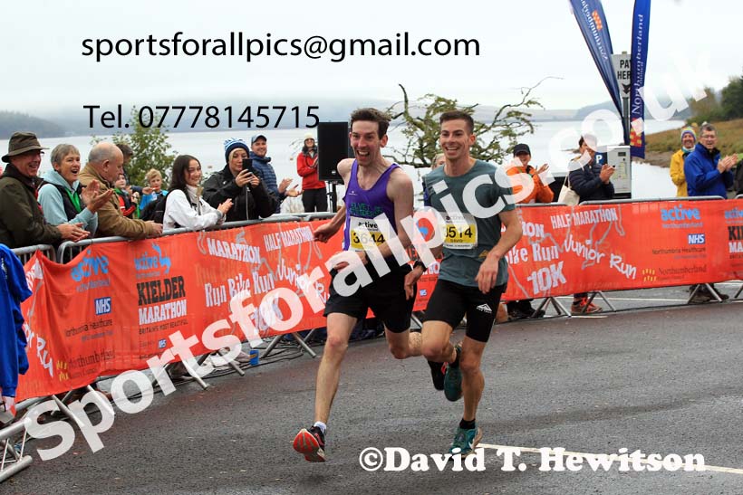 The Kielder Half Marathon, 2023 Kielder Marathon and Half Marathon, Northumberland.  Photo: David T. Hewitson/Sports for All Pics
